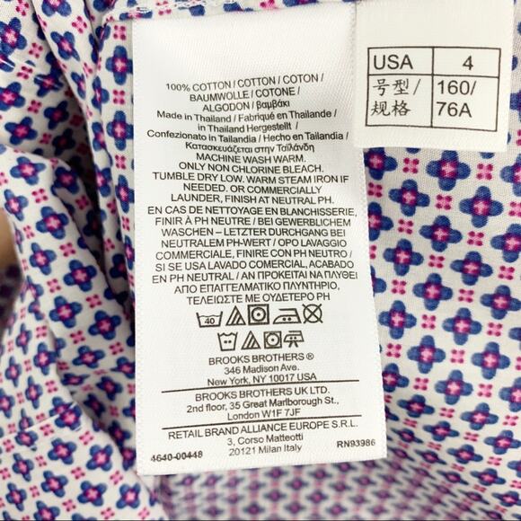 NWT Brooks Brothers Button Down Shirt 4 - Picture 9 of 9